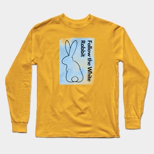 Follow the White Rabbit Long Sleeve T-Shirt